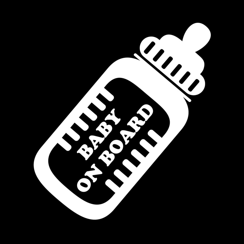 Baby on Board Sticker Around The Town Signs