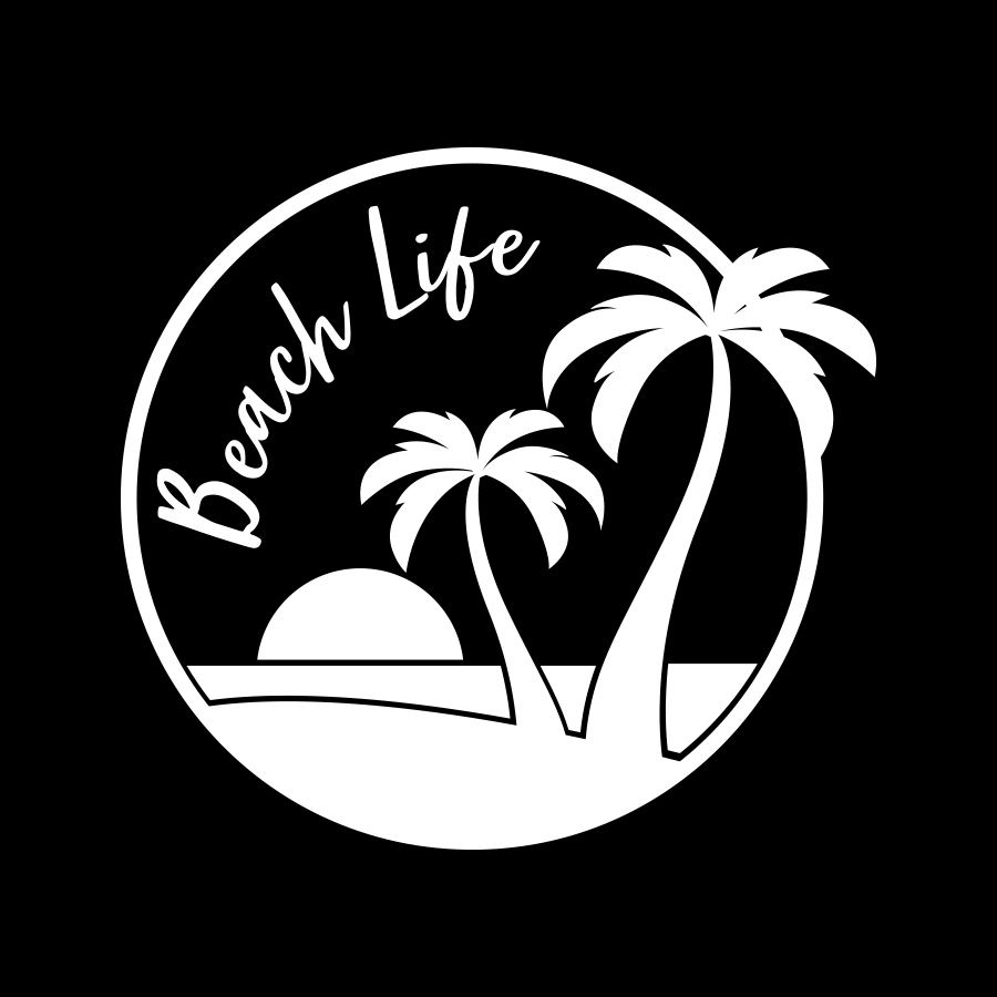 Beach Life Circle – Around The Town Signs